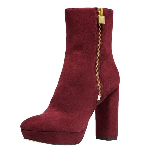 🎁 Michael Michael Kors Frenchie Platform Bootie - Picture 1 of 14
